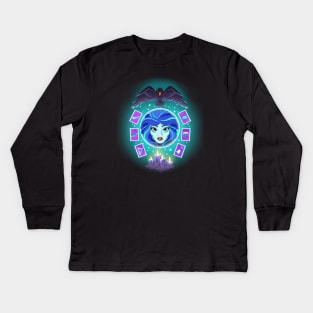 Haunted Mansion Madame Leota Kids Long Sleeve T-Shirt